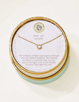 Spartina | SLV Necklace 18" Ray of Hope/Gem