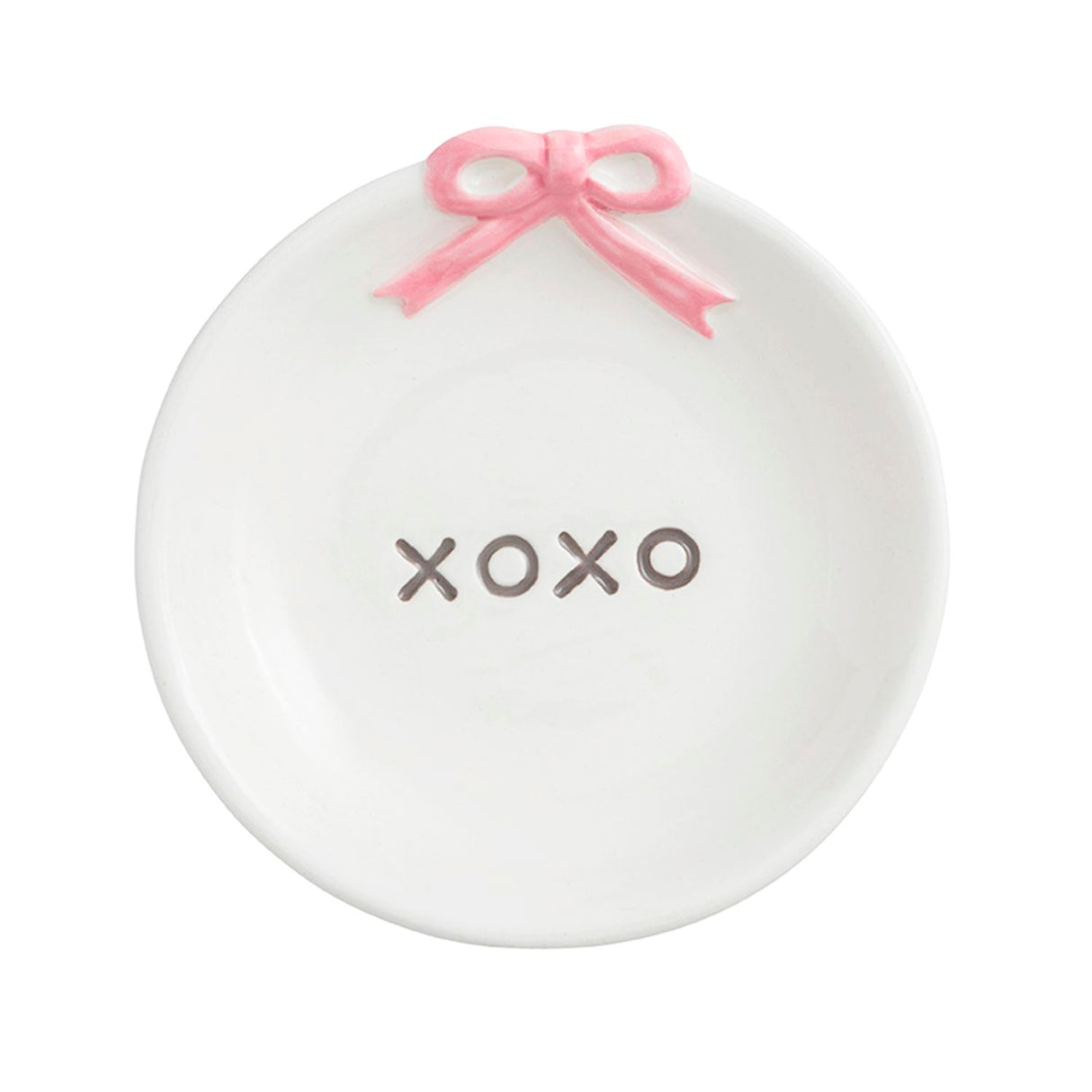 Mudpie | Pink Bow Tidbit Dish