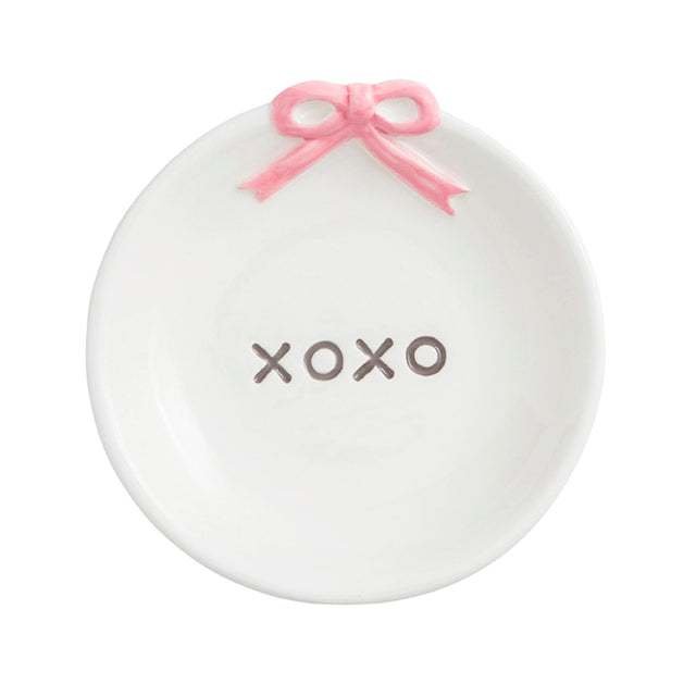 Mudpie | Pink Bow Tidbit Dish