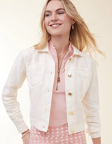 Spartina | Knox Linen Jacket Antique White