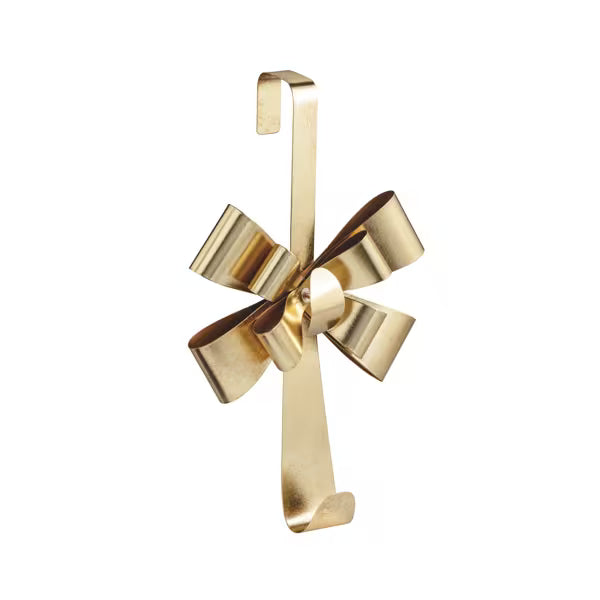Mudpie | Gold Bow Wreath Hanger