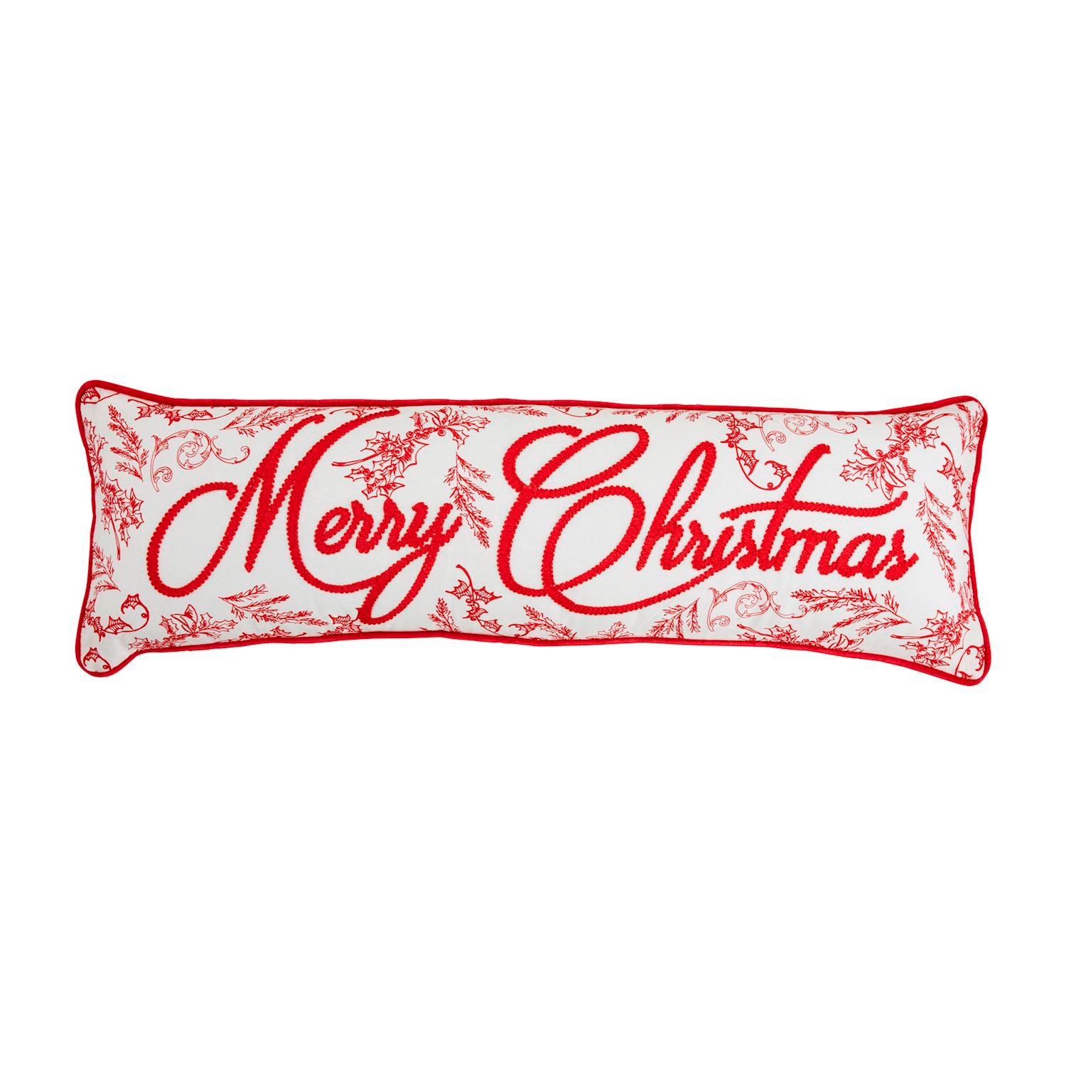 Mudpie | Merry Christmas Toile Pillow