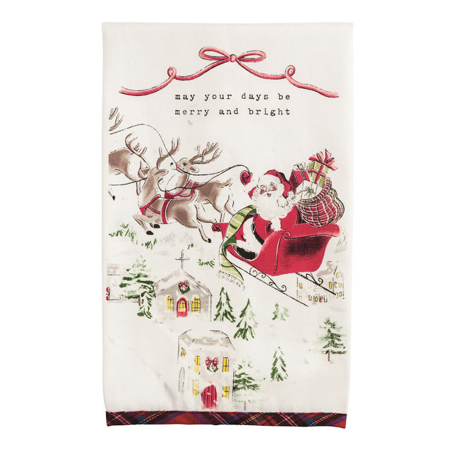 Mudpie | May Your Days Printed Towel