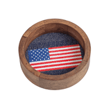 Mudpie | Wine Needlepoint Coaster