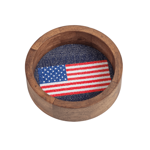 Mudpie | Wine Needlepoint Coaster