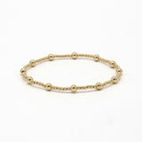 Erin Gray | Malibu 2x4 14k Gold Filled Beaded Bracelet - 2mm