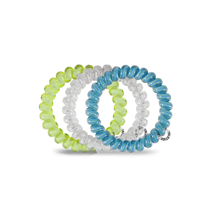 Teleties | Ocean Villa - Large Spiral Hair Ties