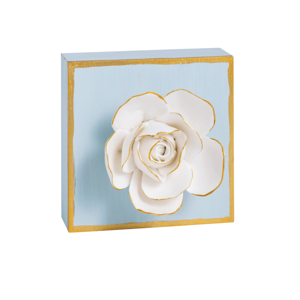 Mudpie Figural Flower Plaque - Thumbnail 3