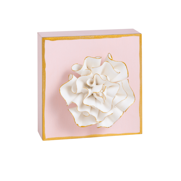 Mudpie Figural Flower Plaque - Thumbnail 2