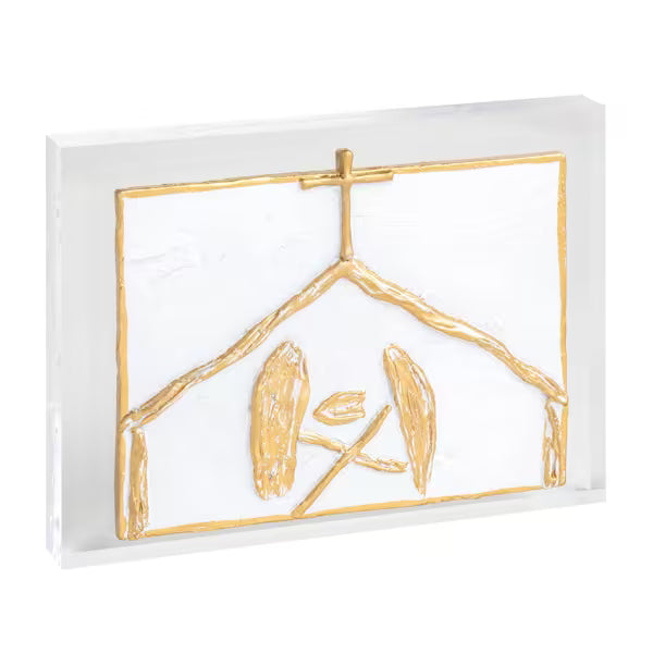 Mudpie | Nativity Acrylic Plaque