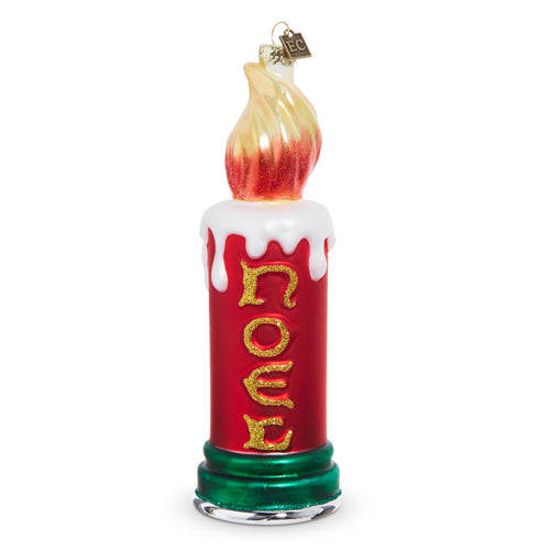 8" Noel Candle Ornament