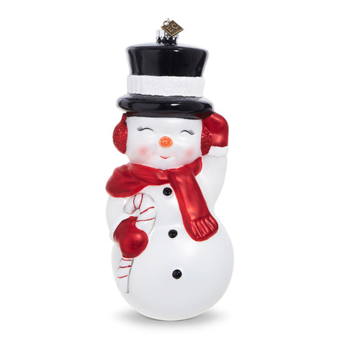 8" Snowman Blow Mold Ornament