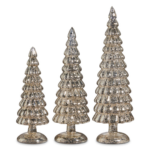 14" Silver Trees