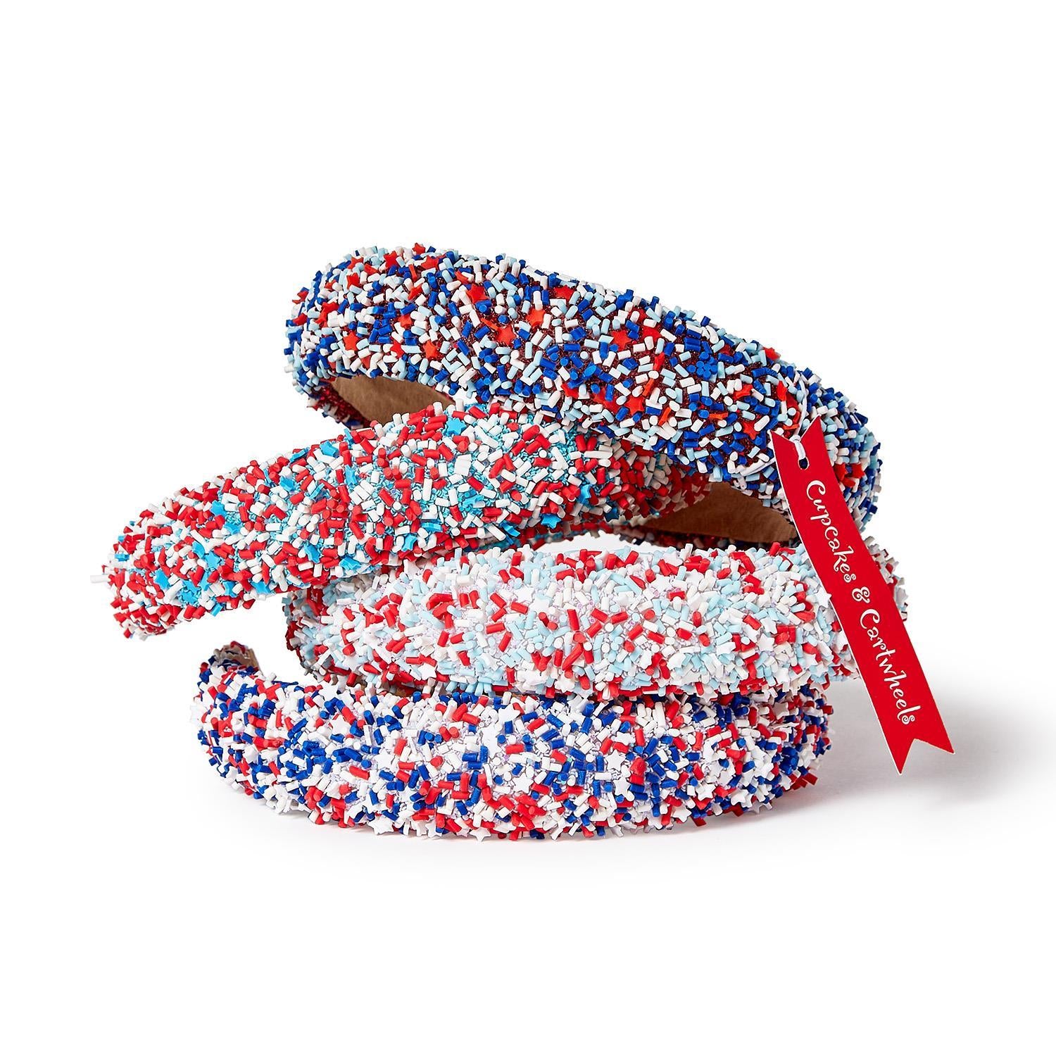 Two's Company | Red, White & Be-You-Tiful Sprinkles Headband Assorted 4 Colors