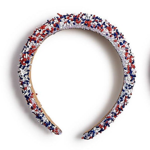 Two's Company | Red, White & Be-You-Tiful Sprinkles Headband Assorted 4 Colors