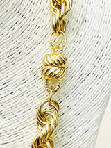 Two Forty Two | CHIC | Graduated Twist Rope Necklace - Gold