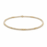 Erin Gray | 2mm Newport OYSTER + Gold Filled Waterproof Bracelet