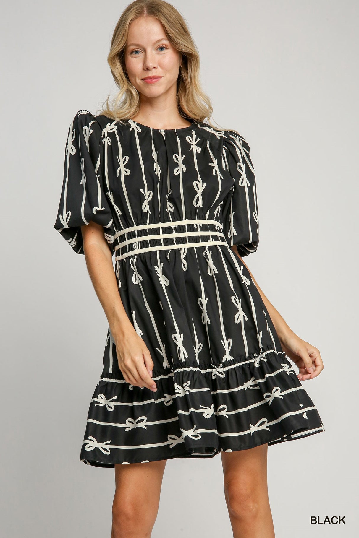 The Black Tie Affair Mini Dress