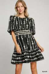 The Black Tie Affair Mini Dress