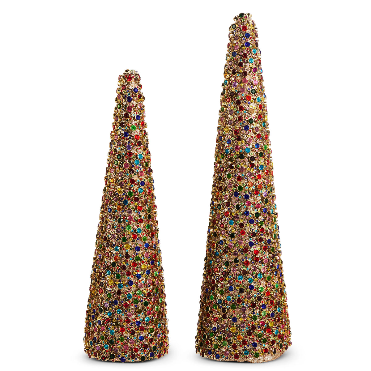 15.5" Multicolor Jewel Cones