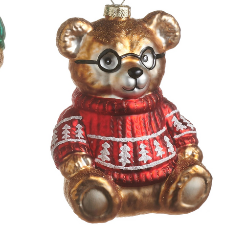 4" Beary Christmas Ornament