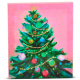 8" Brightmas Tree and Wreath Wall Art