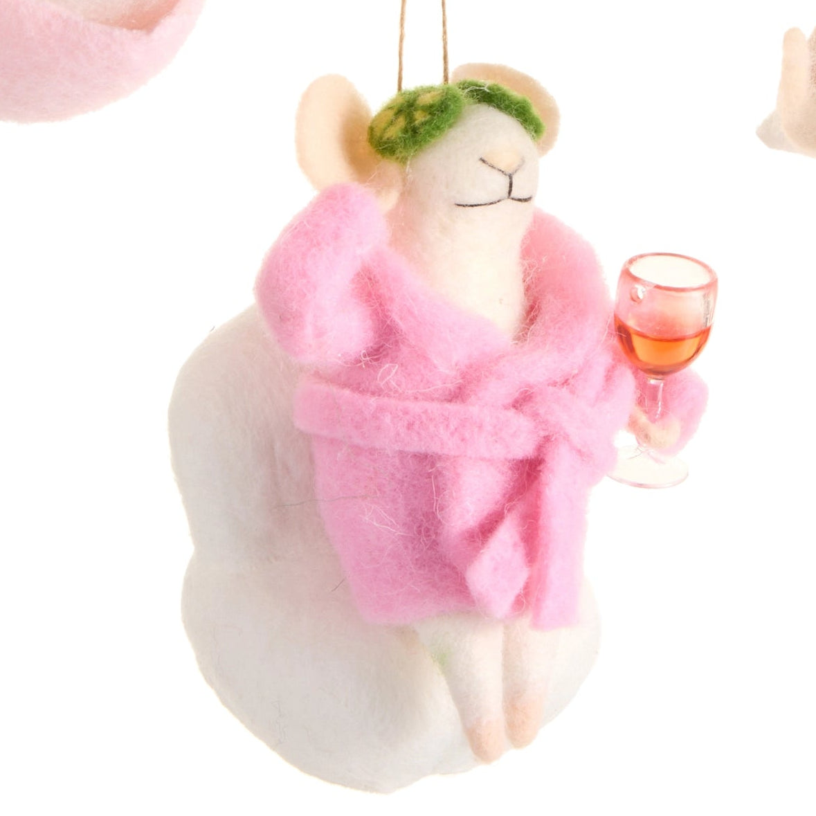 5.5" Spa Day Mice Ornaments