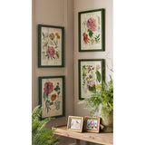 16" Floral Framed Wall Art