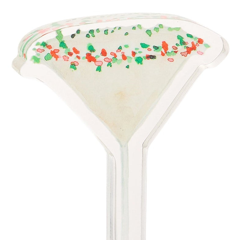 6" Holiday Happy Hour Acrylic Block