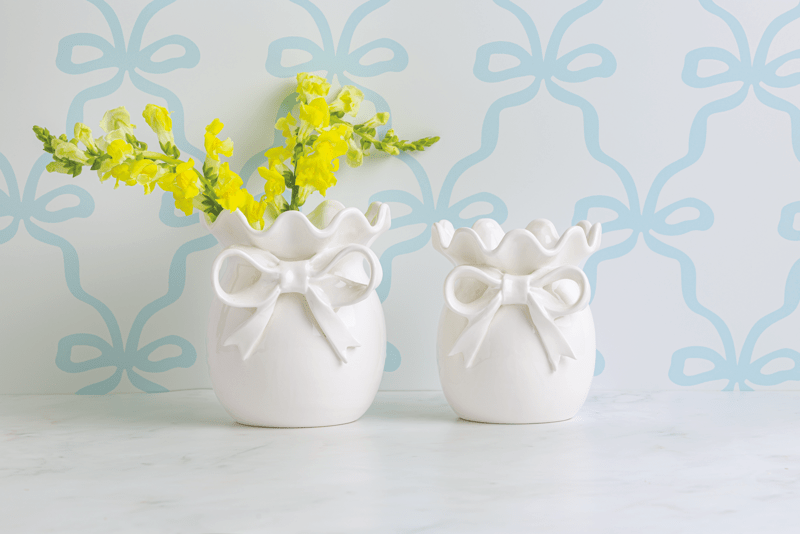 Mudpie | Small Bow Vase