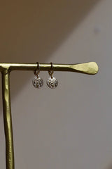 Katie Waltman | PETITE COIN HUGGIE EARRINGS