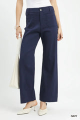 Harbor Tailored Wide Leg Stretch Pants