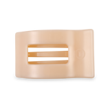 Teleties | Flat Rectangle Hair Clip | Medium | Almond Beige