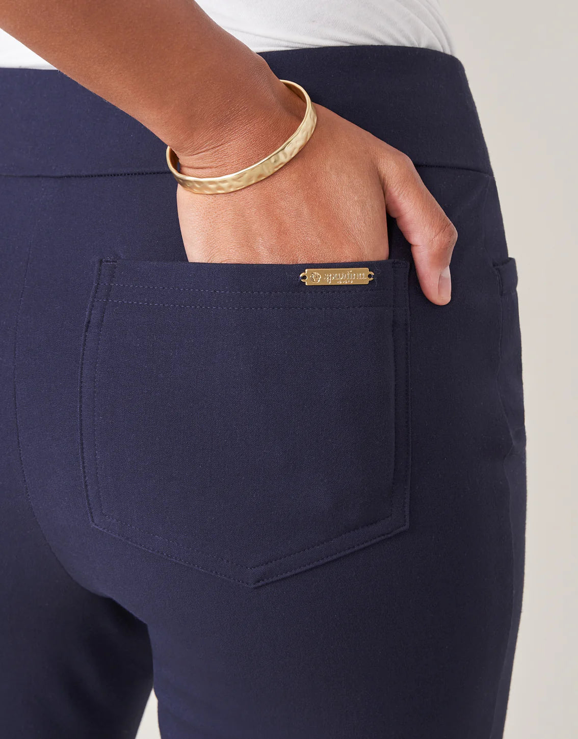 Spartina | Maren Pull-On Pant Slate Blue