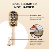 Teleties | Vented Hair Brush | Tan