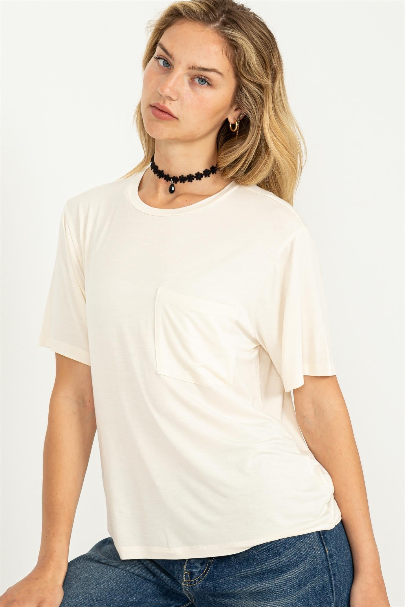 Wonderful Oversized Pocket Tee