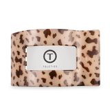Teleties |  Flat Rectangle Hair Clip | Large | Blonde Tortoise