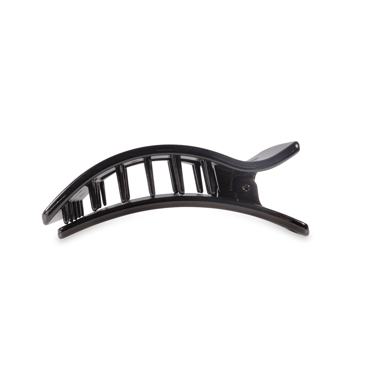 Teleties |  Flat Rectangle Hair Clip | Medium | Jet Black