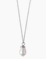 Spartina | Sea La Vie Necklace Find Peace/Pearl - Silver