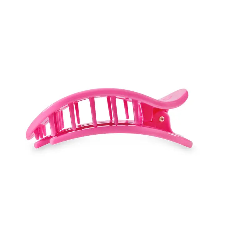 Teleties | Paradise Pink Medium Flat Round Hair Clip