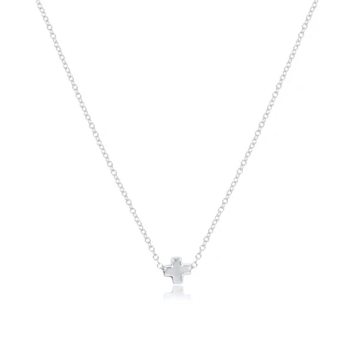 Enewton | 16" Necklace Sterling - Signature Cross Small Sterling