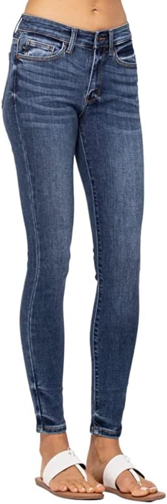 Judy Blue | Handsand Mid Rise Skinny Jeans