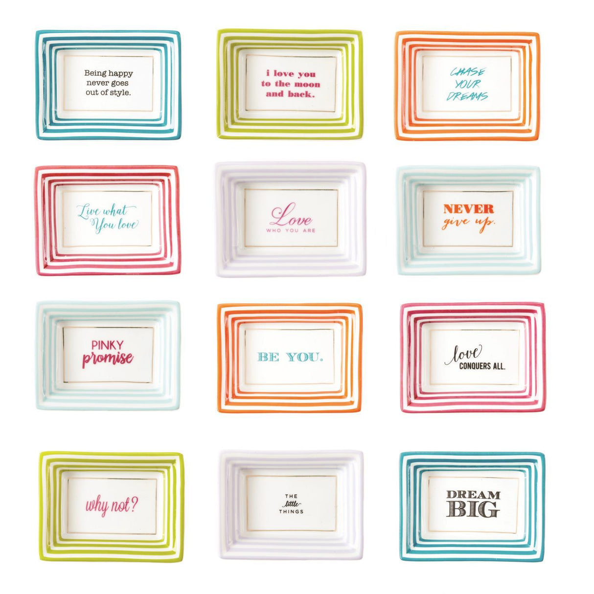 Two's Company | Petite Wise Sayings Trinket Tray