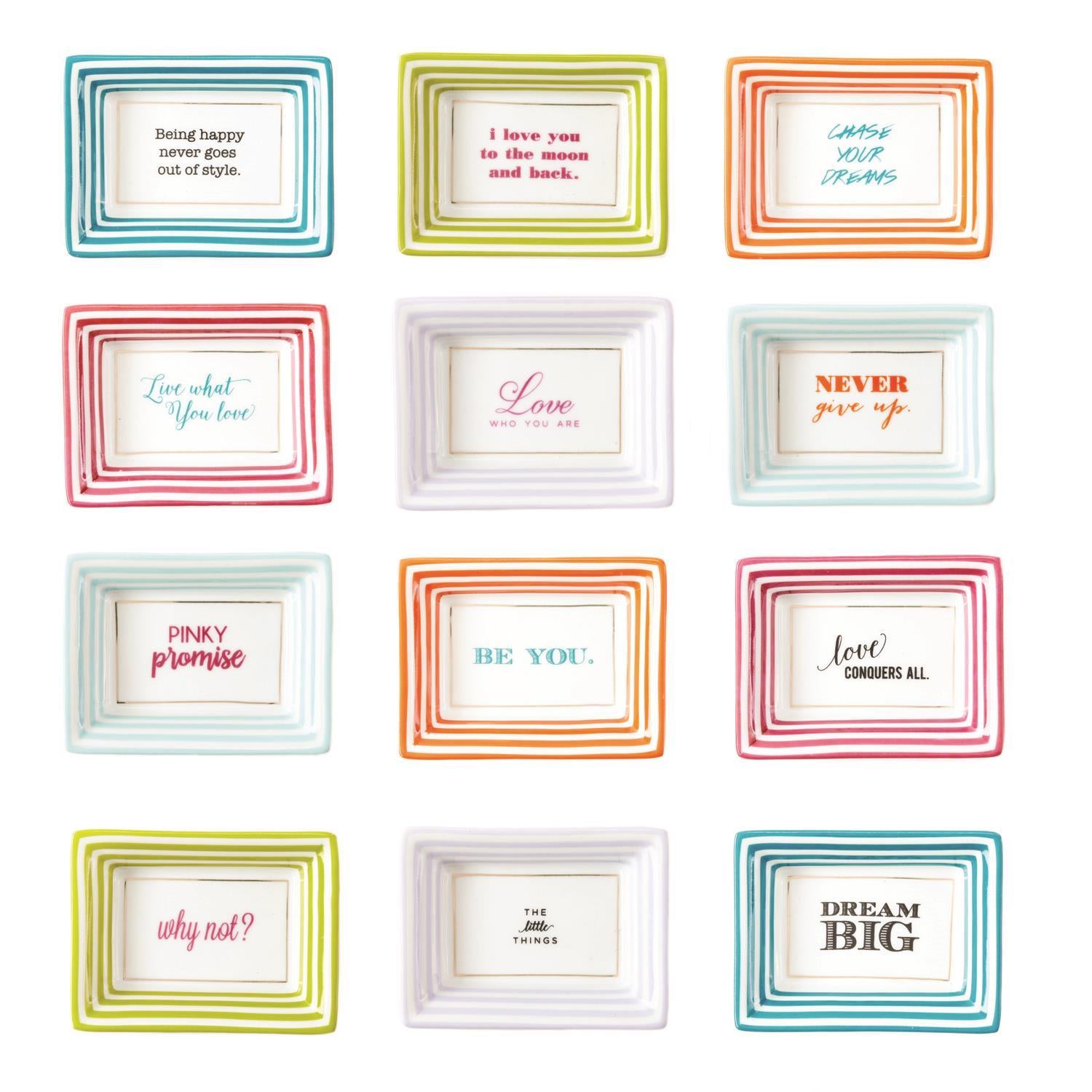 Petite Wise Sayings Trinket Tray