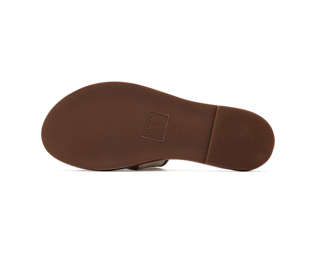 Schutz | Rita Flat - Natural Root Brown