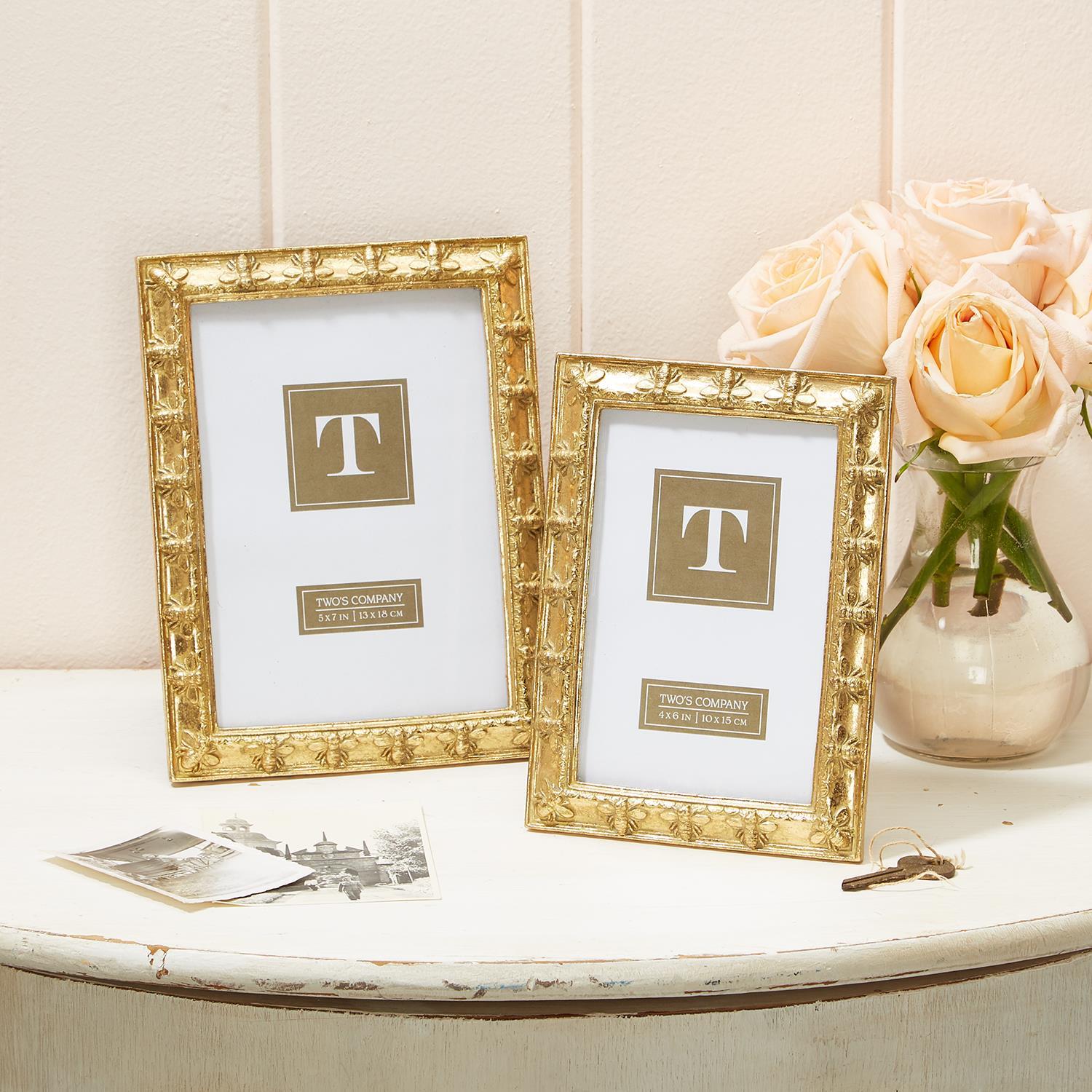 Two's Company | Golden Bee Photo Frame