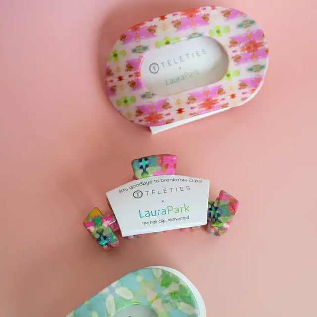 Teleties | Giverny Medium Flat Round Hair Clip