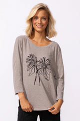 Escape | Destination Floral High Lo Tee