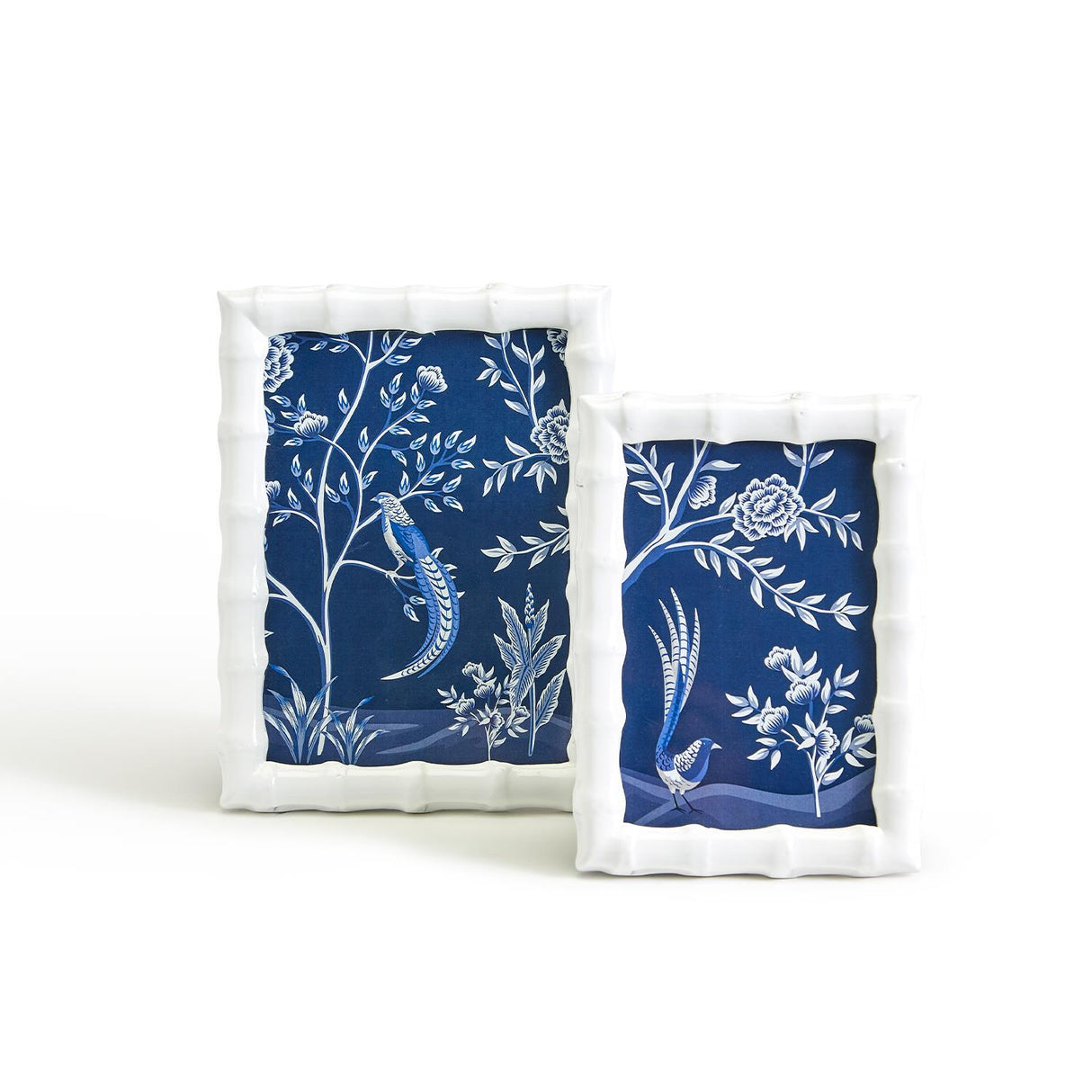 Two's Company | Aviary High Gloss Faux Bamboo Photo Frame