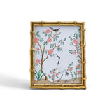 Two's Company | Gold Faux Bamboo Photo Frame